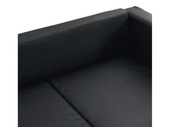 vidaxl Sofá de 2 lugares couro artificial^ Sofá