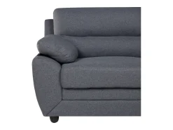 Vente-unique Sofá de 3 lugares elegante em tecido Cor cinza - MANOA^ Sofá