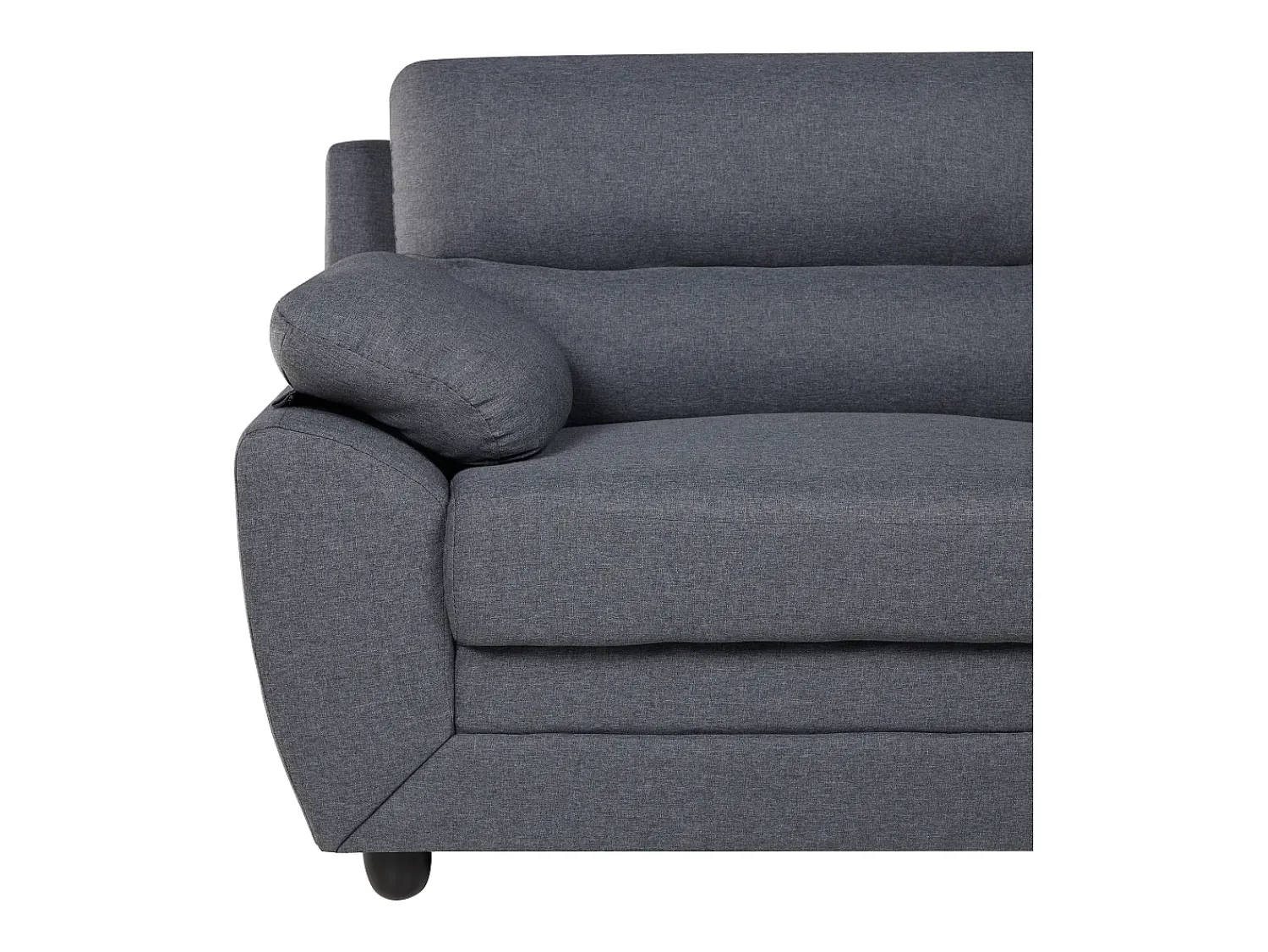 Vente-unique Sofá de 3 lugares elegante em tecido Cor cinza - MANOA^ Sofá