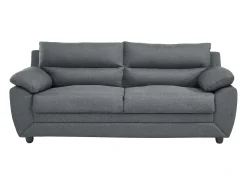 Vente-unique Sofá de 3 lugares elegante em tecido Cor cinza - MANOA^ Sofá