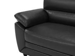 Vente-unique Sofá de 3 lugares elegante em pele sintética - MANOA^ Sofá