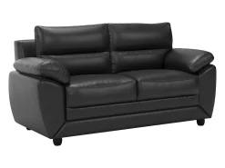 Vente-unique Sofá de 2 lugares elegante em pele sintética - MANOA^ Sofá