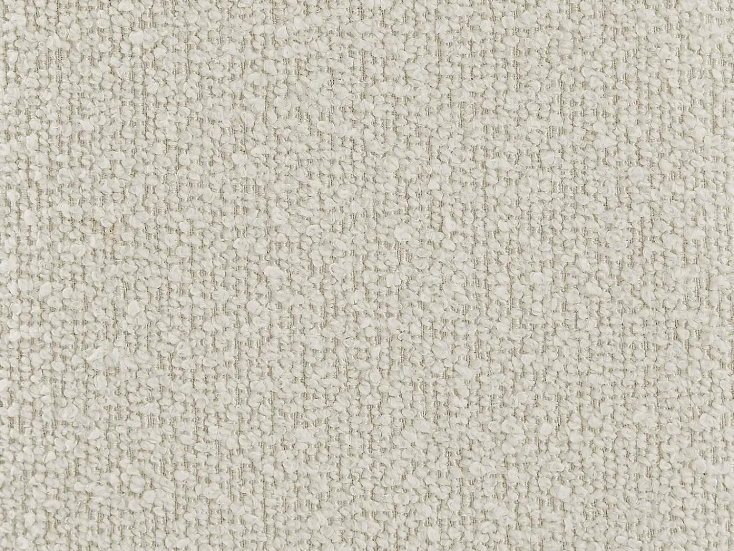 Sofá*Vente-unique Sofá de 3 lugares em tecido bouclé marfim design LERICI de Pascal Morabito Branco