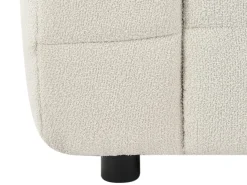 Sofá*Vente-unique Sofá de 3 lugares em tecido bouclé marfim design LERICI de Pascal Morabito Branco