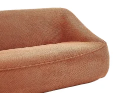 Vente-unique Sofá de 3 lugares em tecido texturizado design KIREBA^ Sofá