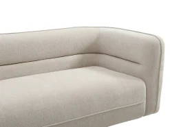 Sofá*Vente-unique Sofá de 3 lugares em tecido chenille produto eco-responsável TALIENA Bege
