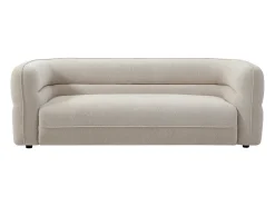 Sofá*Vente-unique Sofá de 3 lugares em tecido chenille produto eco-responsável TALIENA Bege