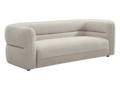 Sofá*Vente-unique Sofá de 3 lugares em tecido chenille produto eco-responsável TALIENA Bege