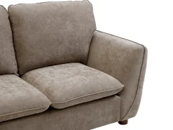 Sofá|Vente-unique Sofá de 3 lugares em tecido de cor MENARDIA Taupe