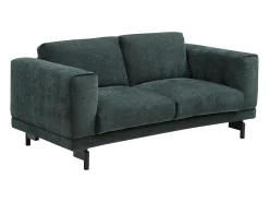 Sofá*Vente-unique Sofá de 2 lugares em tecido chenille de cor DEMBOLA Verde