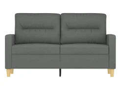 Sofá| Sofá de 2 lugares em tecido 120 cm -escuro PT834194 Cinzento