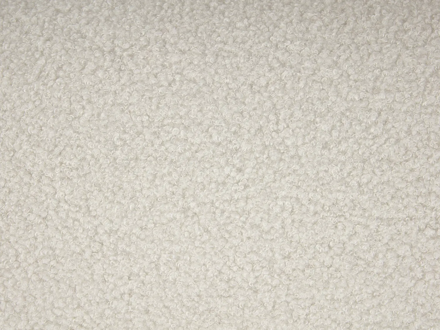 Sofá*Vente-unique Sofá de 2 lugares em tecido bouclé cor OSSANA Branco