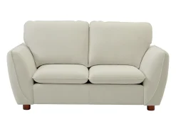 Sofá*Vente-unique Sofá de 2 lugares em tecido de cor branco suave MENARDIA Branco sujo