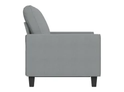 Sofá| Sofá de 2 lugares em tecido 120 cm cinzento-claro PT990774 Cinzento claro