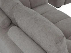 Online Vente-unique Sofá de 2 lugares em tecido cinza acolchoado estilo design BERENIA Cinzento