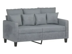 Sofá| Sofá de 2 lugares em tecido 120 cm -claro PT533278 Cinzento