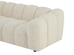 Sofá|Vente-unique Sofá de 3 lugares em tecido chenille de cor NELIMAR Bege