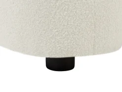 Sofá*Vente-unique Sofá de 3 lugares em tecido bouclé branco OVOTAS Marfim
