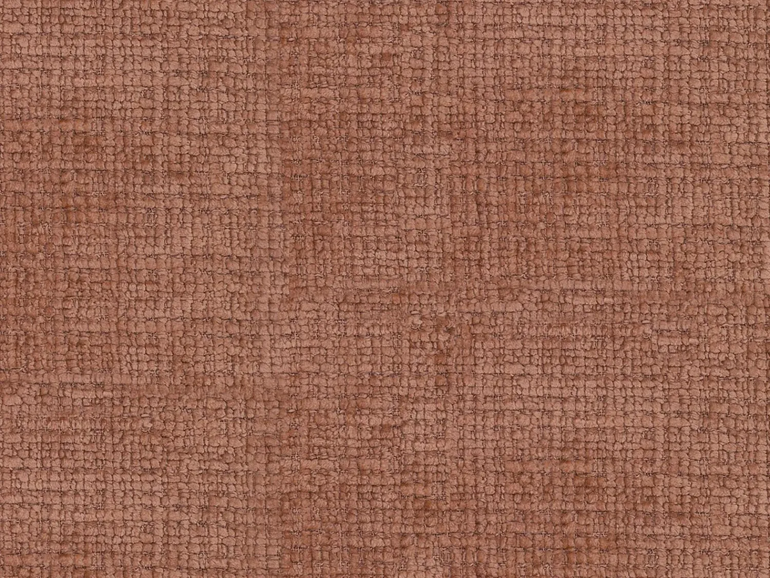 Sofá*Vente-unique Sofá de 3 lugares em tecido chenille JUNETI Terracota
