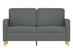 Sofá| Sofá de 2 lugares em tecido 120 cm -escuro PT590689 Cinzento