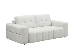 Sofá*Vente-unique Sofá de 2 lugares em tecido bouclé . SOPELANA Branco