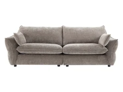 Sofá*Vente-unique Sofá de 3 lugares em tecido chenille toupeira ZOMILO da Maison Céphy Taupe