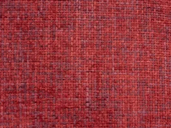 Sofá|Maison Céphy Sofá de 3 lugares em tecido texturizado POGNI da Vermelho