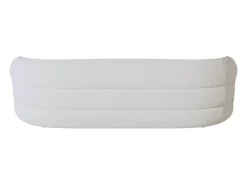 Sofá*Maison Céphy Sofá de 3 lugares em tecido bouclé LAPIOTA da Branco