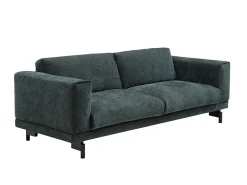 Sofá*Vente-unique Sofá de 3 lugares em tecido chenille de cor DEMBOLA Verde