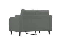 Sofá* Sofá de 2 lugares em tecido 120 cm -escuro PT418989 Cinzento