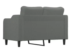 Sofá* Sofá de 2 lugares em tecido 120 cm -escuro PT418989 Cinzento