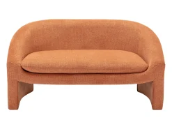 Outlet Vente-unique Sofá de 2 lugares em tecido cor estilo design OSSANA Terracota