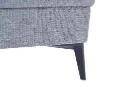 Best Vente-unique Sofá de 3 lugares em tecido texturizado cinza com encosto função avanço-recuo UDALIO Cinzento