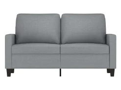 Discount Sofá de 2 lugares em tecido 120 cm -claro PT131988 Cinzento