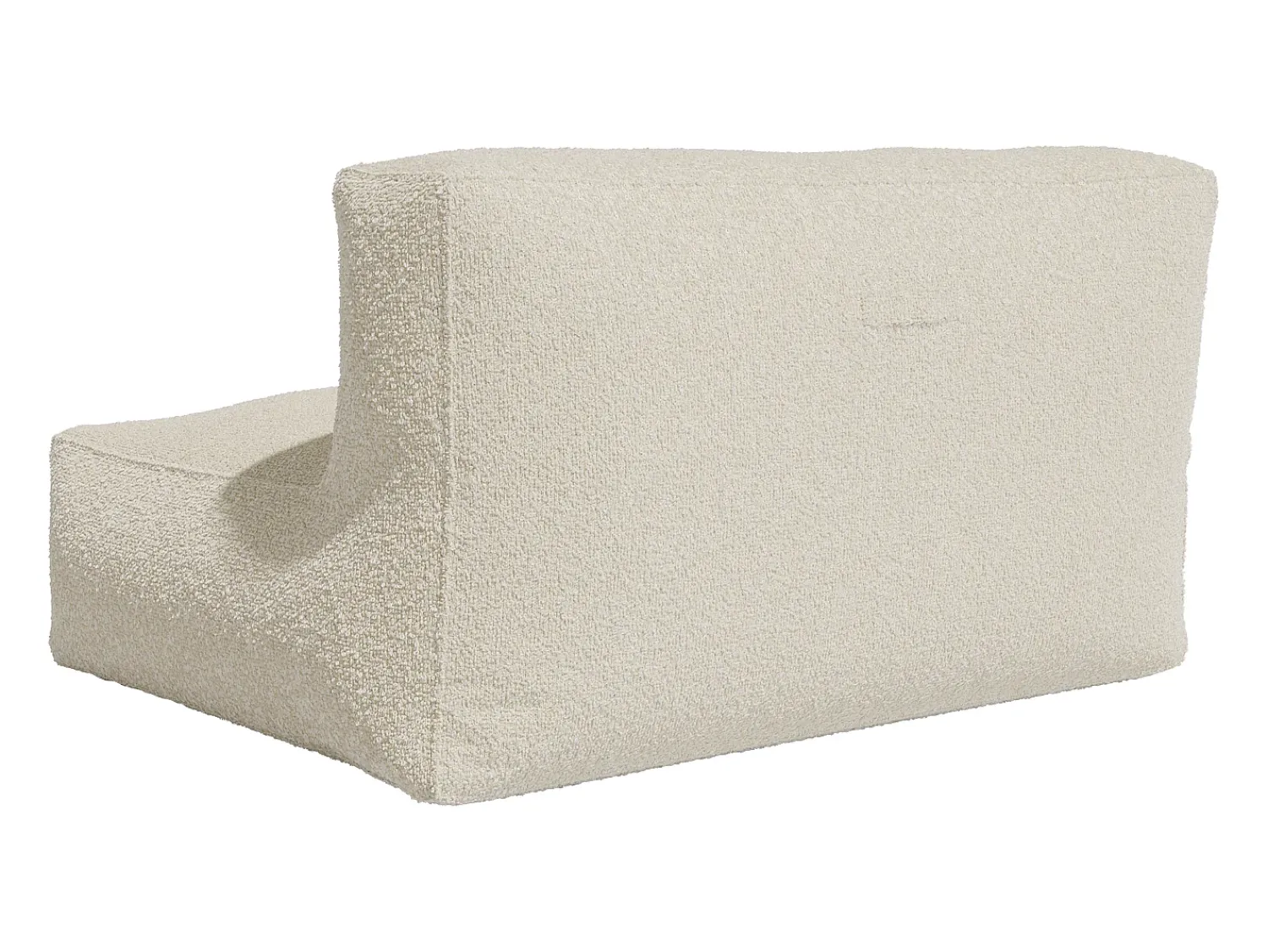 Sofá*Vente-unique Sofá de 2 lugares em tecido bouclé cor NOUMARA Branco sujo