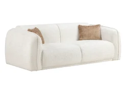 Vente-unique Sofá de 2 lugares em tecido chenille de cor JUNETI^ Sofá