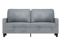 Sofá* Sofá de 2 lugares em tecido 140 cm -claro PT368852 Cinzento