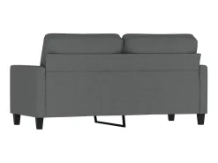 Sofá| Sofá de 2 lugares em tecido 140 cm -escuro PT314827 Cinzento