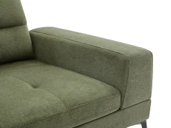 Vente-unique Sofá de 3 lugares em tecido texturizado com encosto função avanço-recuo UDALIO^ Sofá