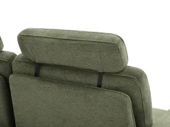 Vente-unique Sofá de 3 lugares em tecido texturizado com encosto função avanço-recuo UDALIO^ Sofá
