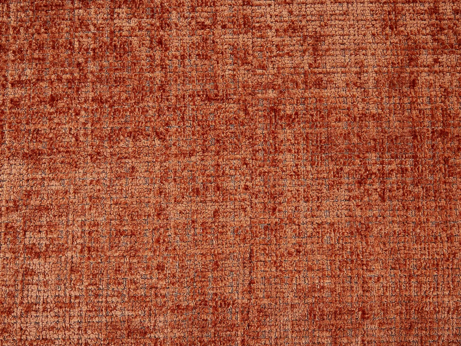 New Vente-unique Sofá de 4 lugares em tecido com acabamento texturizado ZULIAKA Terracota