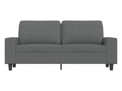 Hot Sofá de 2 lugares em tecido 140 cm -escuro PT285537 Cinzento