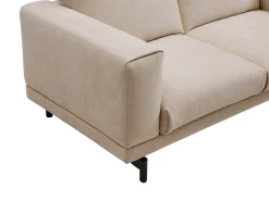 Vente-unique Sofá de 2 lugares em tecido chenille de cor DEMBOLA^ Sofá