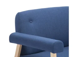 vidaxl Sofá de 2 lugares em tecido^ Sofá