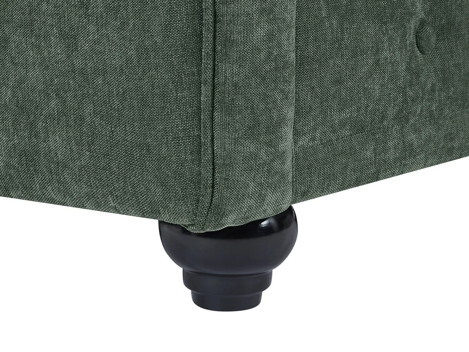Discount Vente-unique Sofá de 2 lugares em tecido de cor CHESTERFIELD Verde