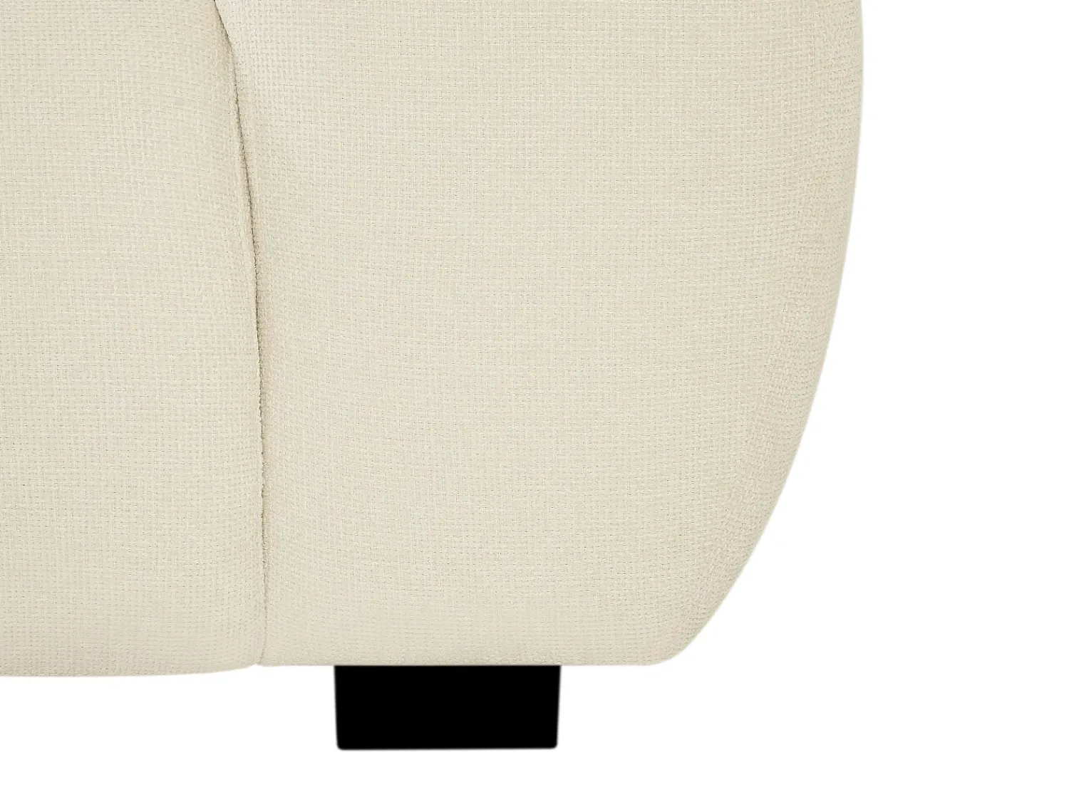 Sofá|Vente-unique Sofá de 3 lugares em tecido efeito acolchoado estilo design BERENIA Bege