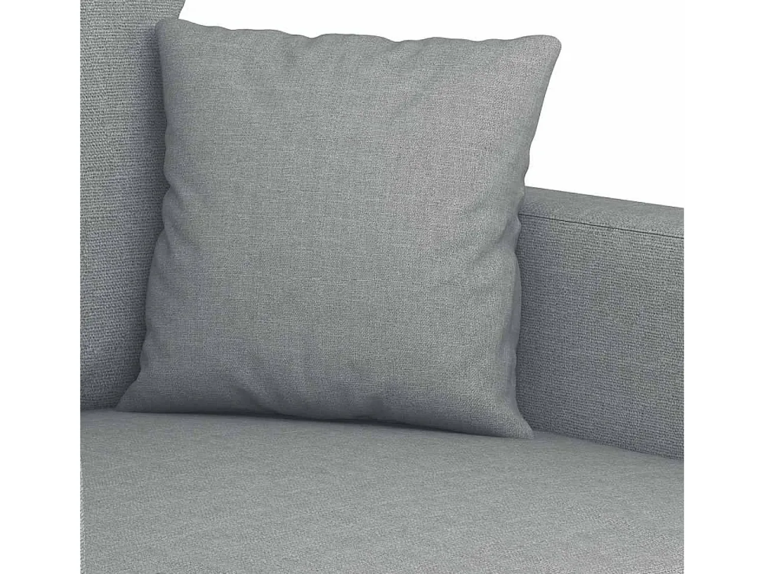 vidaxl Sofá de 2 lugares em tecido 120 cm cinzento-claro^ Sofá