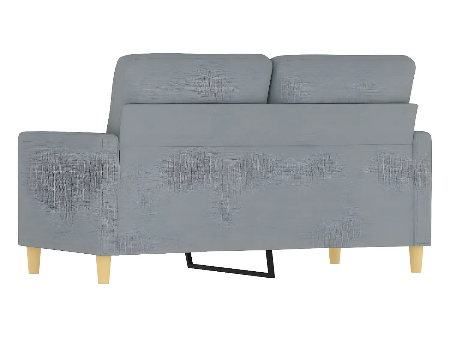Sofá* Sofá de 2 lugares em tecido 120 cm -claro PT710993 Cinzento
