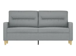 Online Sofá de 2 lugares em tecido 140 cm -claro PT560285 Cinzento