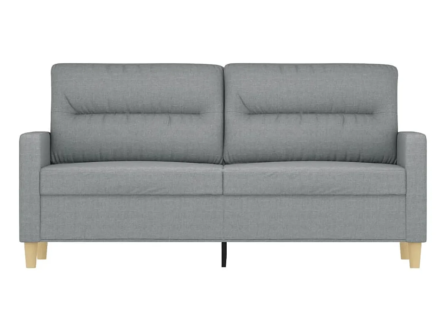 Online Sofá de 2 lugares em tecido 140 cm -claro PT560285 Cinzento